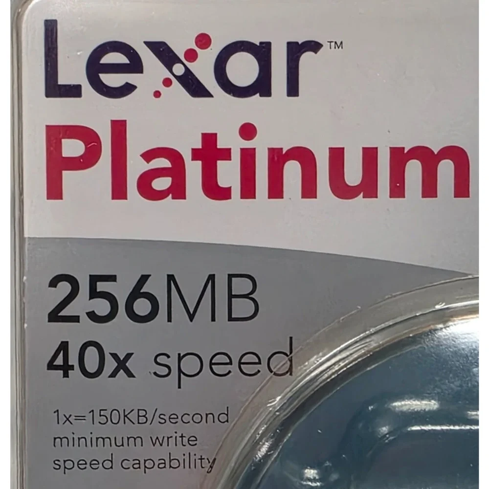 Lexar Platinum 256MB 40X Speed Memory Stick Pro, Old Stock, New in Package